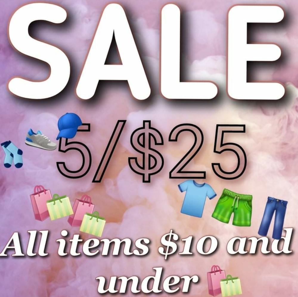 SALE Everything $10 & Under is 💥5/$25 Bundle